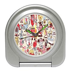 Retro Food Travel Alarm Clock by Sparkle