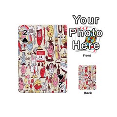 Retro Food Playing Cards 54 Designs (mini) by Sparkle