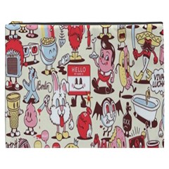 Retro Food Cosmetic Bag (xxxl) by Sparkle