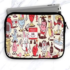 Retro Food Apple Ipad 2/3/4 Zipper Cases by Sparkle