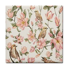 Floral Tile Coaster by Sparkle