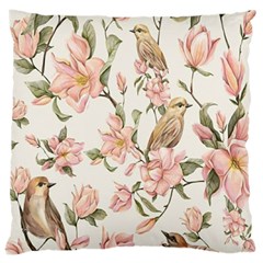 Floral Large Cushion Case (one Side) by Sparkle