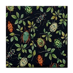 Nature With Bugs Tile Coaster by Sparkle