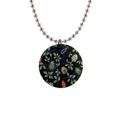 Nature With Bugs 1  Button Necklace by Sparkle