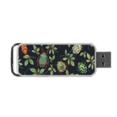 Nature With Bugs Portable Usb Flash (two Sides) by Sparkle