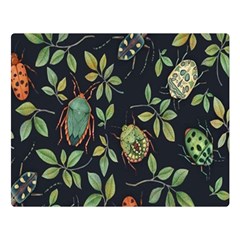 Nature With Bugs Double Sided Flano Blanket (large)  by Sparkle