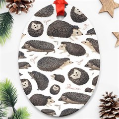 Hedgehog Ornament (oval) by Sparkle