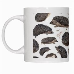 Hedgehog White Mug by Sparkle