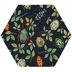 Nature With Bugs Wooden Puzzle Hexagon by Sparkle