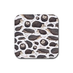 Hedgehog Rubber Coaster (square) by Sparkle