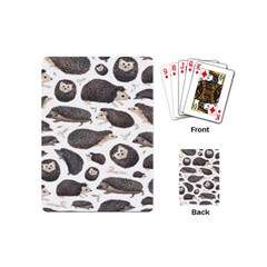 Hedgehog Playing Cards Single Design (mini) by Sparkle