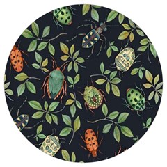 Nature With Bugs Round Trivet