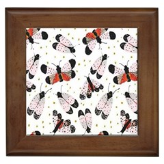 Butterfly Framed Tile by Sparkle