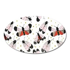 Butterfly Oval Magnet by Sparkle