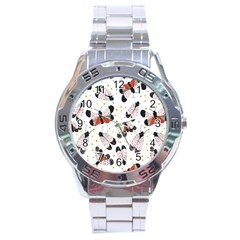 Butterfly Stainless Steel Analogue Watch by Sparkle