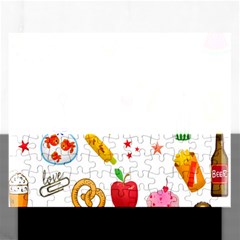 Summer-fair-food-goldfish Copy Copy Rectangular Jigsaw Puzzl by Nexatart