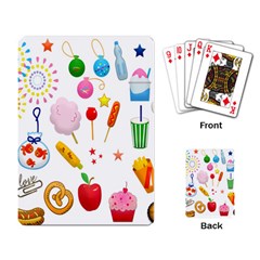 Summer-fair-food-goldfish Copy Copy Playing Cards Single Design (rectangle)