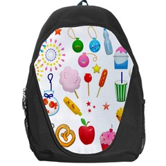 Summer-fair-food-goldfish Copy Copy Backpack Bag by Nexatart