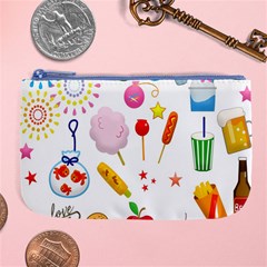 Summer-fair-food-goldfish Copy Copy Large Coin Purse by Nexatart