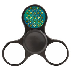 Yellow And Blue Proud Blooming Flowers Finger Spinner by pepitasart