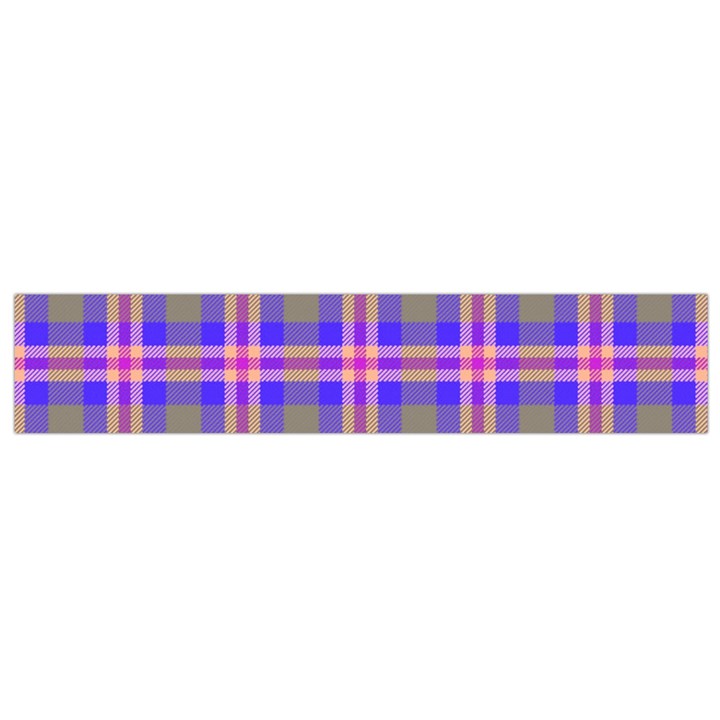 Tartan Purple Small Flano Scarf