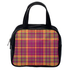 Tartan 9 Classic Handbag (one Side) by tartantotartanspink2