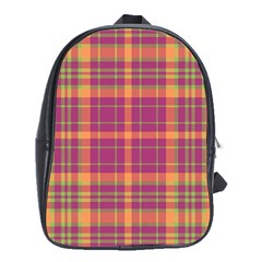 Tartan 9 School Bag (xl) by tartantotartanspink2