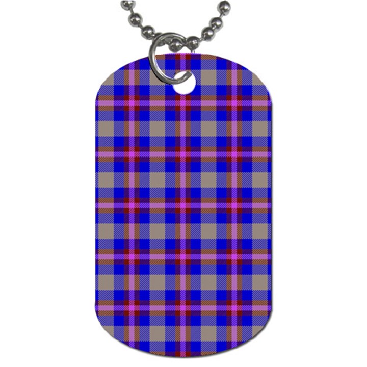 Tartan 2 Dog Tag (Two Sides)