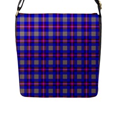 Tartan 2 Flap Closure Messenger Bag (l)