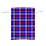 Tartan 2 Lightweight Drawstring Pouch (L) Front