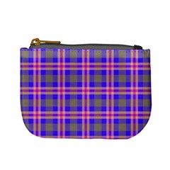 Tartan Purple Mini Coin Purse