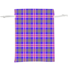 Tartan Purple  Lightweight Drawstring Pouch (xl) by tartantotartanspink2