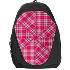 Pink Tartan-10 Backpack Bag by tartantotartanspink2