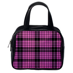 Pink Tartan 3 Classic Handbag (one Side)