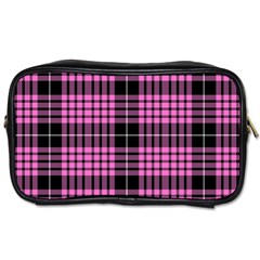 Pink Tartan 3 Toiletries Bag (two Sides) by tartantotartanspink2