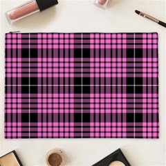 Pink Tartan 3 Cosmetic Bag (xxl) by tartantotartanspink2