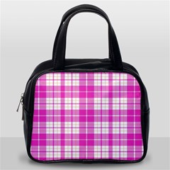 Pink Tartan Classic Handbag (One Side)