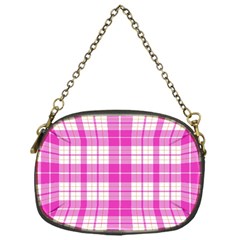 Pink Tartan Chain Purse (one Side) by tartantotartanspink2