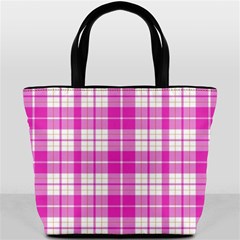 Pink Tartan Bucket Bag