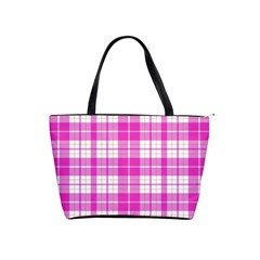 Pink Tartan Classic Shoulder Handbag by tartantotartanspink2