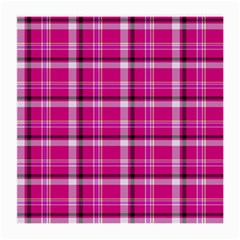 Pink Tartan-9 Medium Glasses Cloth (2 Sides) by tartantotartanspink2