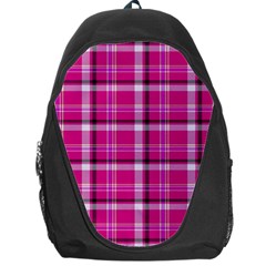 Pink Tartan-9 Backpack Bag by tartantotartanspink2