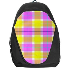 Pink Tartan-8 Backpack Bag by tartantotartanspink2