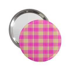 Pink Tartan 4 2 25  Handbag Mirrors by tartantotartanspink2