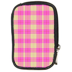 Pink Tartan 4 Compact Camera Leather Case by tartantotartanspink2