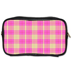 Pink Tartan 4 Toiletries Bag (two Sides) by tartantotartanspink2