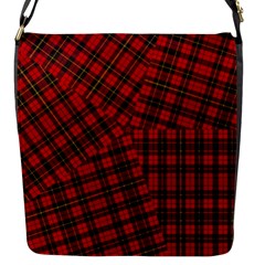 Wallace Modern Flap Closure Messenger Bag (s) by tartantotartansred2