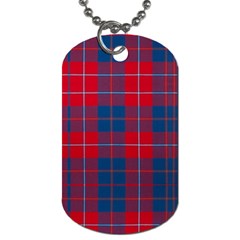 Galloway Red Modern Tartan Dog Tag (two Sides) by tartantotartansred2