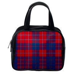 Galloway Red Modern Tartan Classic Handbag (one Side) by tartantotartansred2