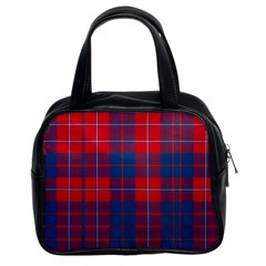 Galloway Red Modern Tartan Classic Handbag (two Sides) by tartantotartansred2